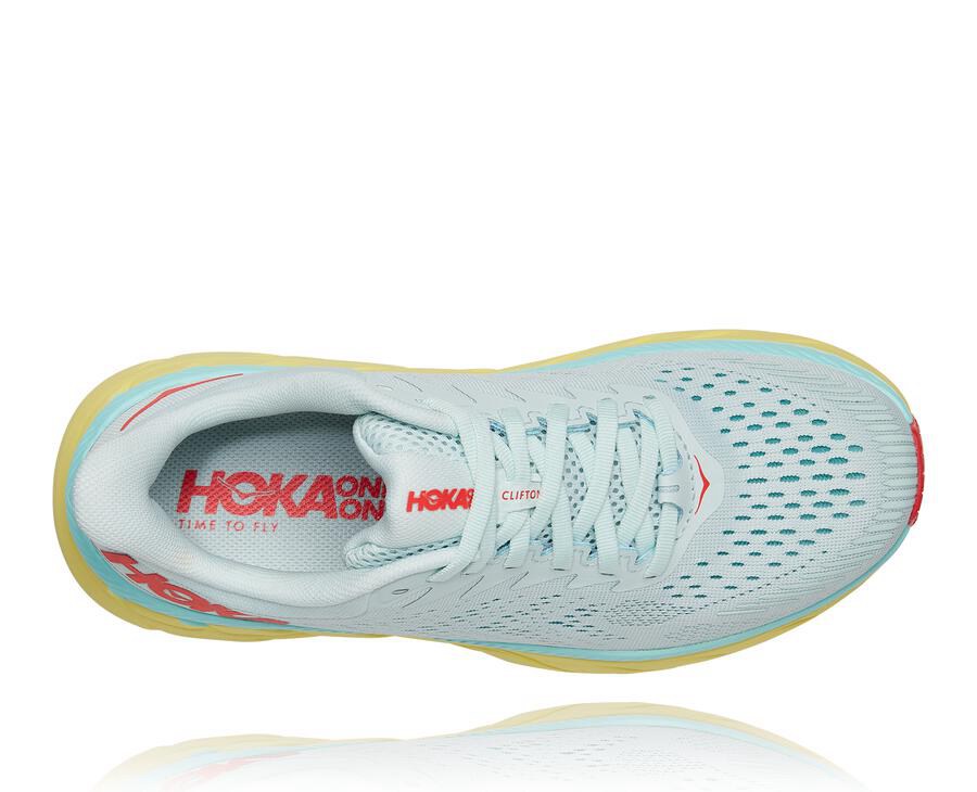 Hoka One One Koşu Ayakkabısı Kadın Mavi - Clifton 7 - TP2801759